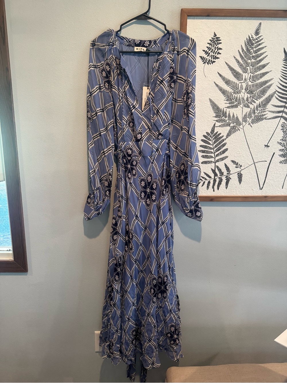 Blue Rixo Dress - Picture 3 of 7